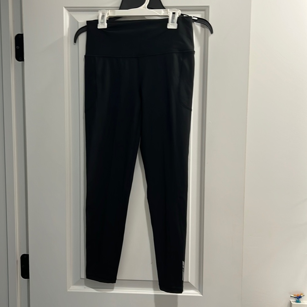 DSG Black Active Drawstring Capri Leggings